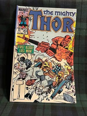 Buy Marvel Comics Group 1985 The Mighty Thor No. 362 • 5.72£