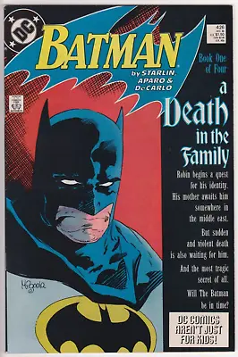 Buy Batman #426, DC Comics 1988 VF+ 8.5 Death In The Family Part 1 • 35.56£