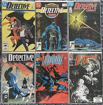 Buy Detective Comics Mixed Lot #581, 582, 586, 610, 631, 635 (DC, 1987-1991) • 20.11£