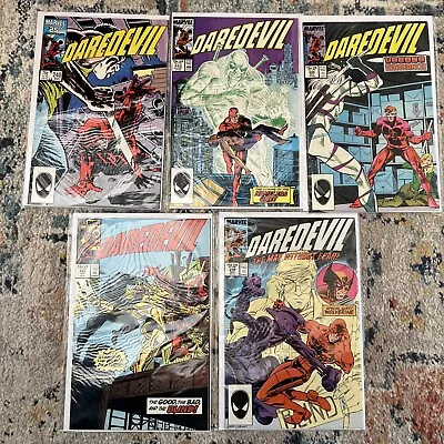 Buy DAREDEVIL 250, 243, 244, 245, 248 NM! 5 Issue Marvel Comic Book Lot • 19.76£