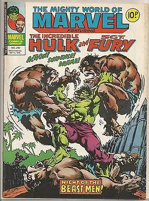 Buy The Incredible Hulk And Fury #292 : Vintage Comic Book : May 1978 • 7.95£