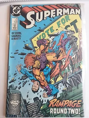 Buy SUPERMAN Vol 2 ISSUE #24.  JOHN BYRNE  1988. Near Mint.  Rare HIGH GRADE • 1.99£