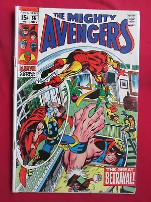 Buy The Mighty Avengers 66 1st Mention Adamantium 1st App Ultron-6 Silver Age 1969 • 31.62£