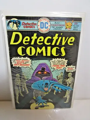 Buy Detective Comics 452 Stan Lee Jack Kirby Cameos! BATMAN Hawkman 1975 BAGGED BOAR • 15.75£