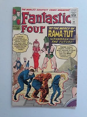 Buy Fantastic Four 19 Rama Tut (Kang) 1st Appearance Marvel Comics 1963 • 197.05£
