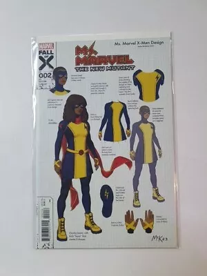 Buy Ms. Marvel: The New Mutant #2 Variant (1:10) Jamie Mckelvie Design Edition 2023 • 4£