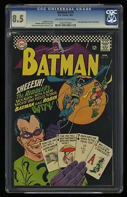 Buy Batman #179 CGC VF+ 8.5 2nd Appearance Silver Age Riddler! Gil Kane Art! • 454.93£