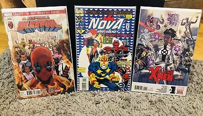 Buy Marvel Comic Bundle ,Despicable Deadpool #300 All New X-men Annual #1 / Nova #13 • 6.94£
