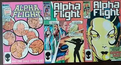 Buy Alpha Flight #12 #18 #20 1985 Comic Books • 7.96£