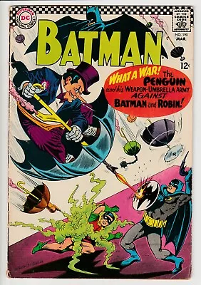 Buy Batman #190 • 1967 Vintage DC 12¢ •  The Penguin Takes A Flyer Into The Future  • 8.50£