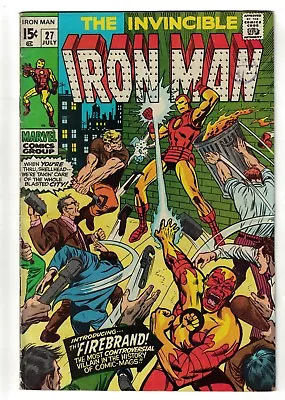 Buy Marvel Comics IRON MAN 27 FN  - 5.5  Avengers Firebrand • 20.99£