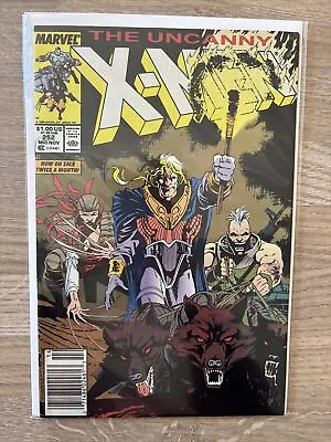 Buy Marvel Comics The Uncanny X-Men #252 1989 Rare Newsstand Variant • 12.99£