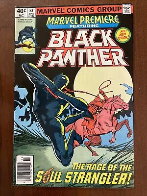 Buy BLACK PANTHER Marvel Premiere #53 Black Panther Frank Miller Marvel Comics 1980 • 12.87£