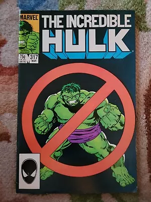 Buy Incredible Hulk #317 (1986) - 1st Team Appearance Of The Second Hulk Busters VF- • 5.53£