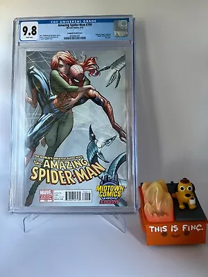 Buy Amazing Spider-man #700 (2013) Jsc J.scott Campbell Midtown Variant Cgc 9.8 • 259.84£