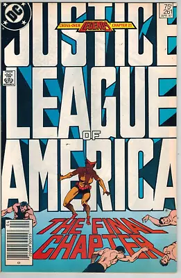 Buy The End Of The Justice League Of America 261  Last Issue!  F/VF 1987 • 3.96£