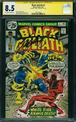 Buy Black Goliath #2 (Marvel, 1976) CGC 8.5 Signature Series Claremont • 256.22£