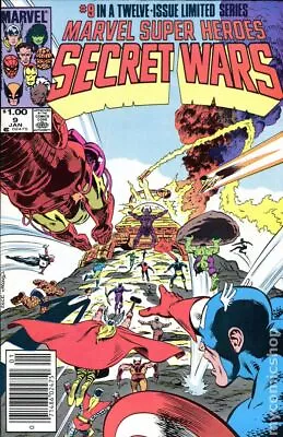Buy Marvel Super Heroes Secret Wars Canadian Price Variant #9 GD/VG 3.0 1985 • 4.26£