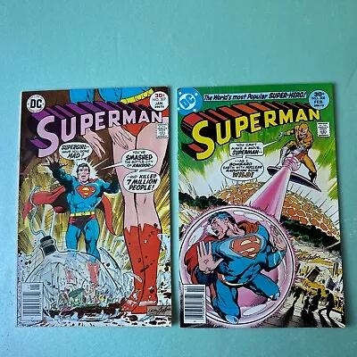 Buy Superman #307 -#308  DC Comics - 1977 • 15.80£