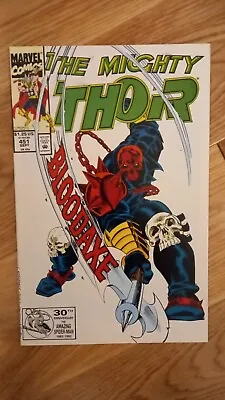 Buy Marvel Mighty Thor #451 Featuring Blood Axe 1992 Cent Copy VGC • 6£