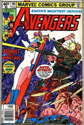 Buy Avengers #195-1980 Vg 4.0 1st App Taskmaster Cameo/ George Perez Newsstand • 11.83£