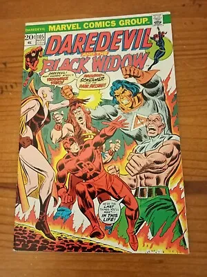 Buy MARVEL COMICS DAREDEVIL VOL 1. # 105 NOV 1973 US 20c. ORIGIN OF MOONDRAGON. NM • 174.99£