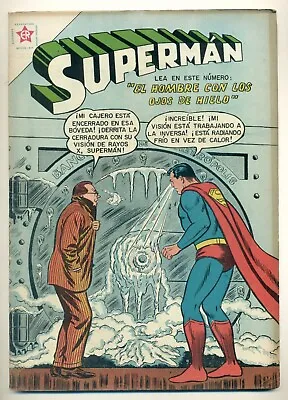 Buy SUPERMAN #149 El Hombre Con Los Ojos De Hielo, Novaro Comic 1958 • 79.95£