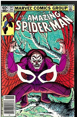Buy Amazing Spider-Man # 241 1983 Newsstand  9.0 VF/NM- Origin Of Vulture NM- Cond. • 19.72£