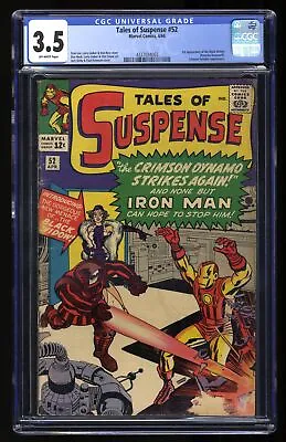 Buy Tales Of Suspense #52 CGC VG- 3.5 Off White 1st Appearance Of Black Widow! • 350.85£