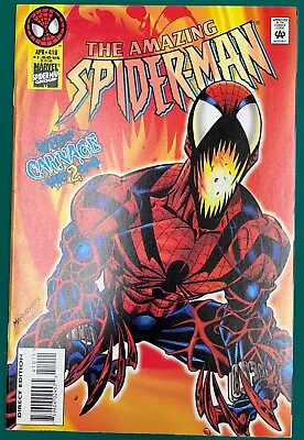 Buy Amazing Spider-Man 410 Marvel Comics 1996 KEY 1st Appearance Spider-Carnage • 35.62£