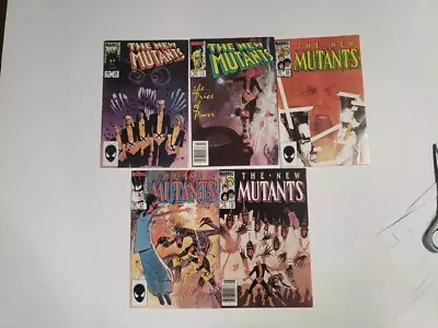 Buy The New Mutants Comic Lot #24, 25, 26, 27, 28 Vf Range • 17.39£