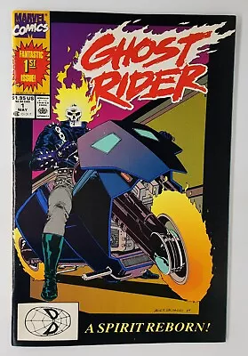 Buy Ghost Rider # 1, Vol. 2 1990 Spirit Reborn Key Appearance Danny Ketch NM- • 18£