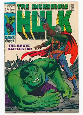 Buy Incredible Hulk 112, Discounted For Staple Tears. Original Owner Collection • 20.79£
