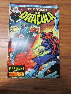 Buy Vintage Marvel Comics The Tomb Of Dracula Vol. 1 No. 20 May 1974 Comic Book • 15.77£