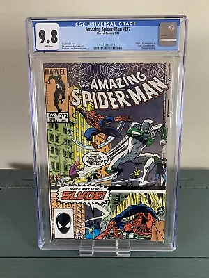 Buy Amazing Spider-man #272 CGC 9.8 W 1986 Marvel 1st Slyde Intro DeFalco Buscema • 85.20£