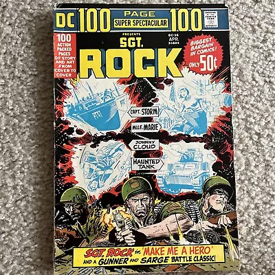 Buy DC 100 Page Super Spectacular Presents Sgt. Rock #16 Fine+ DC-16 Our Army At War • 27.80£