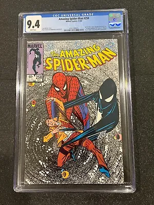 Buy Amazing Spider-Man #258, CGC 9.4, White, 1st Bombastic Bag Man, Venom • 79.29£