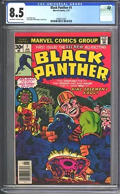 Buy Black Panther #1 CGC 8.5 (1977) - 1st Self Titled Series -Jack Kirby Cover & Art • 124£