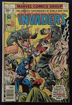 Buy Invaders #18(Marvel July 1977) Good+ 2.5 🔑 First New Destroyer🔑  • 3.95£