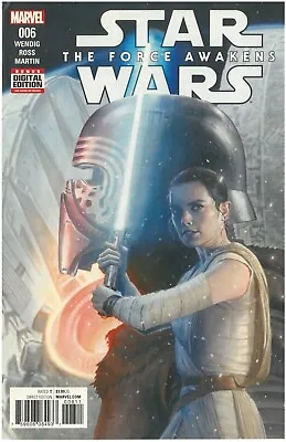 Buy Star Wars: The Force Awakens Adaption #6 2017 Paolo Rivera Cover Marvel • 4.43£