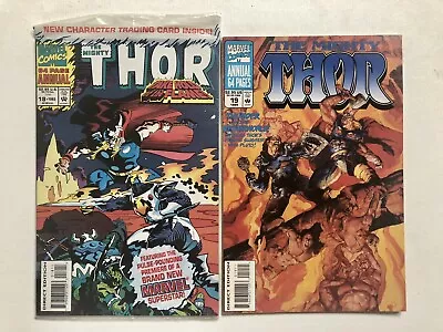 Buy The Mighty Thor Annuals #18 & 19 Marvel  1993/94  Sealed + Trading Card • 5.95£