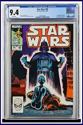 Buy Star Wars #80 CGC Graded 9.4 Marvel February 1984 White Pages Comic Book. • 128.68£