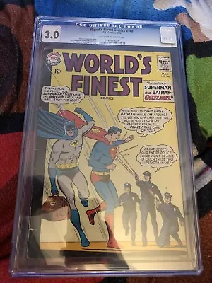 Buy Worlds Finest 148 CGC 3.0 DC Comics 1965 Batman Superman • 69.95£