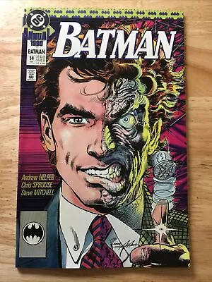 Buy Batman Annual #14 1990 Origin Of Two-Face DC Comics A3 • 11.85£