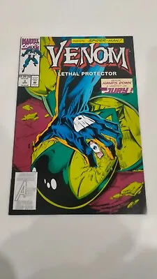 Buy Marvel Comics - Venom Lethal Protector #3 April 1993 - Lethal Protector Comic • 7£