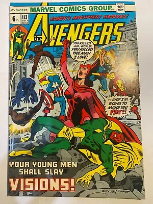 Buy THE AVENGERS #113 Marvel 1973  UK Price High Grade VF/NM • 24.95£