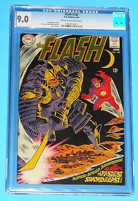 Buy The Flash #180 1968 CGC 9.0 Silver Age Comics Vs. The Fastest Sword In The East • 118.26£