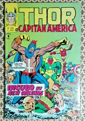 Buy Thor And Captain America Comic, New Orleans Nightmare-n.199-new-perfect-rif.1229 • 7.69£