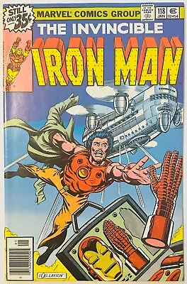 Buy Marvel- Invincible Iron Man- #118- 1979  1st App James Rhodes- Newsstand- NM 9.4 • 40.21£