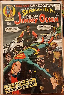 Buy Superman's (Ex) Pal Jimmy Olsen #134 (DC Comics 1970) VF 1st Appearance Darkseid • 316.24£